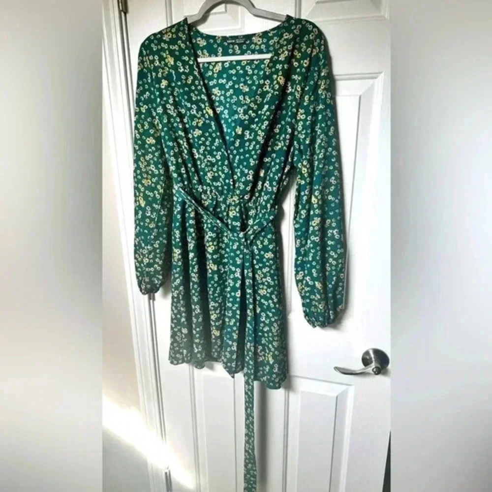 Shein Floral Ruffle Dress